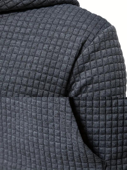 Sweat à capuche texturé à enfiler pour homme