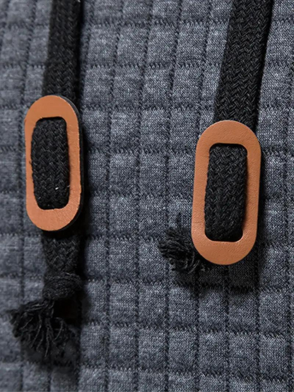 Sweat à capuche texturé à enfiler pour homme