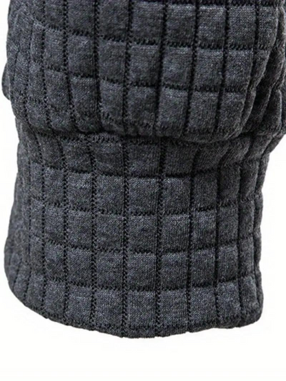 Sweat à capuche texturé à enfiler pour homme
