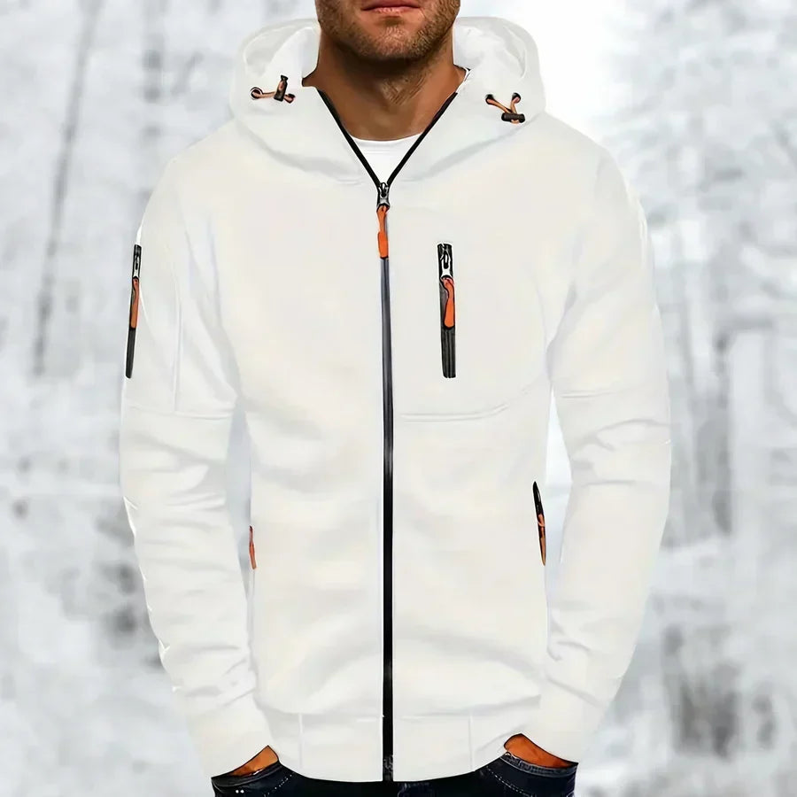 Sweat à capuche zippé élégant pour homme
