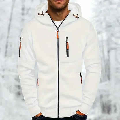 Sweat à capuche zippé élégant pour homme