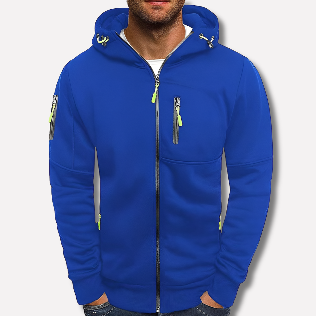 Sweat à capuche zippé élégant pour homme