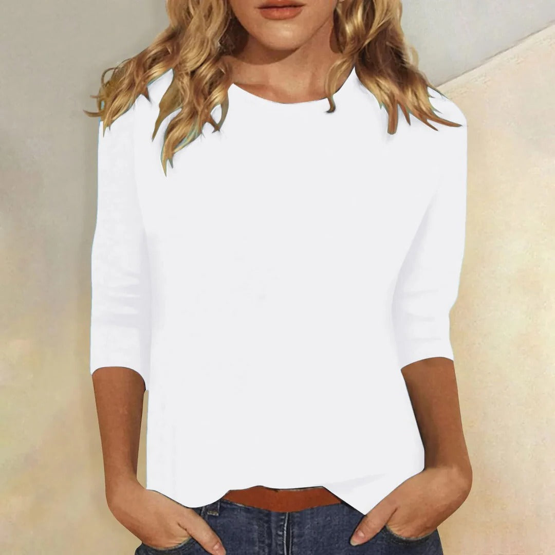 T-shirt femme à manches 3/4