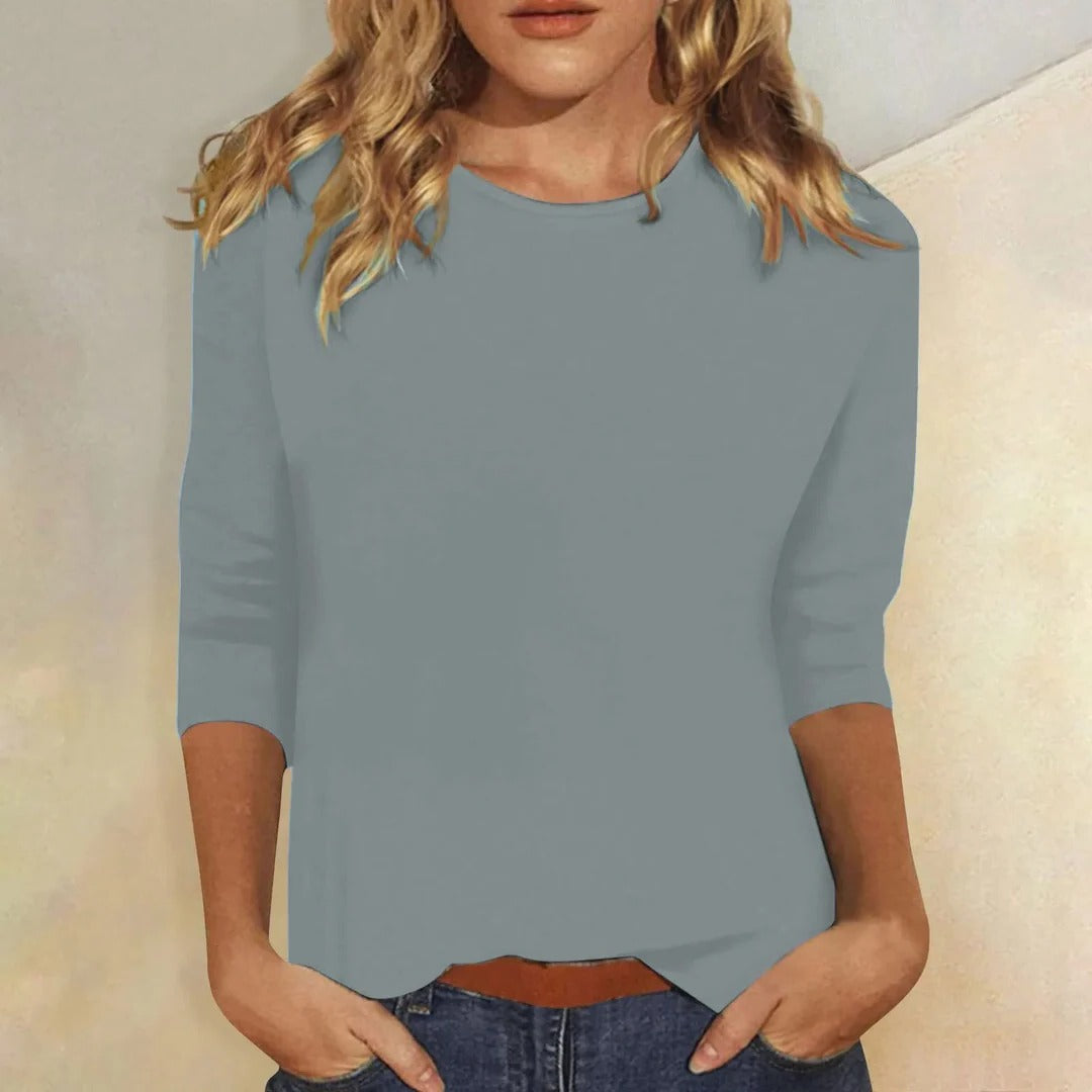 T-shirt femme à manches 3/4