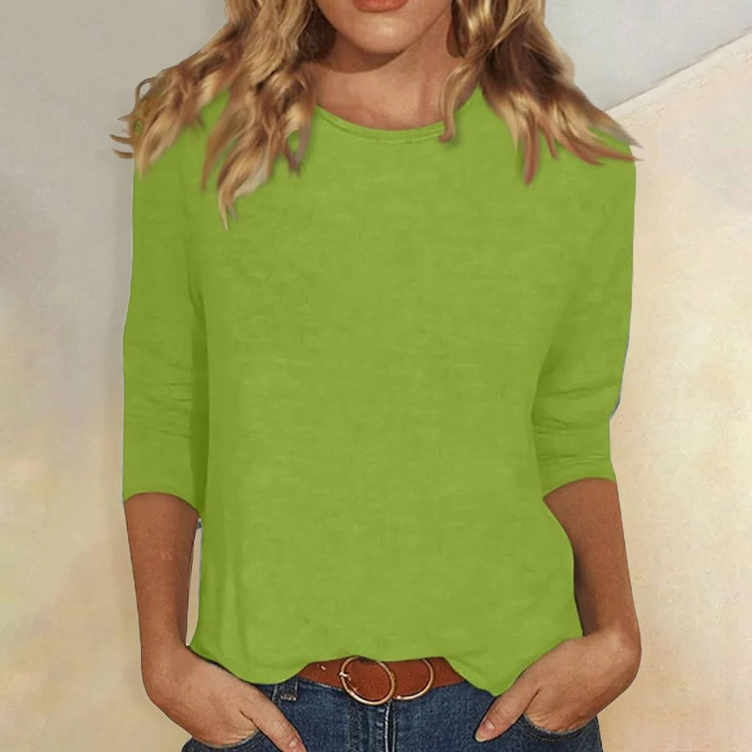 T-shirt femme à manches 3/4