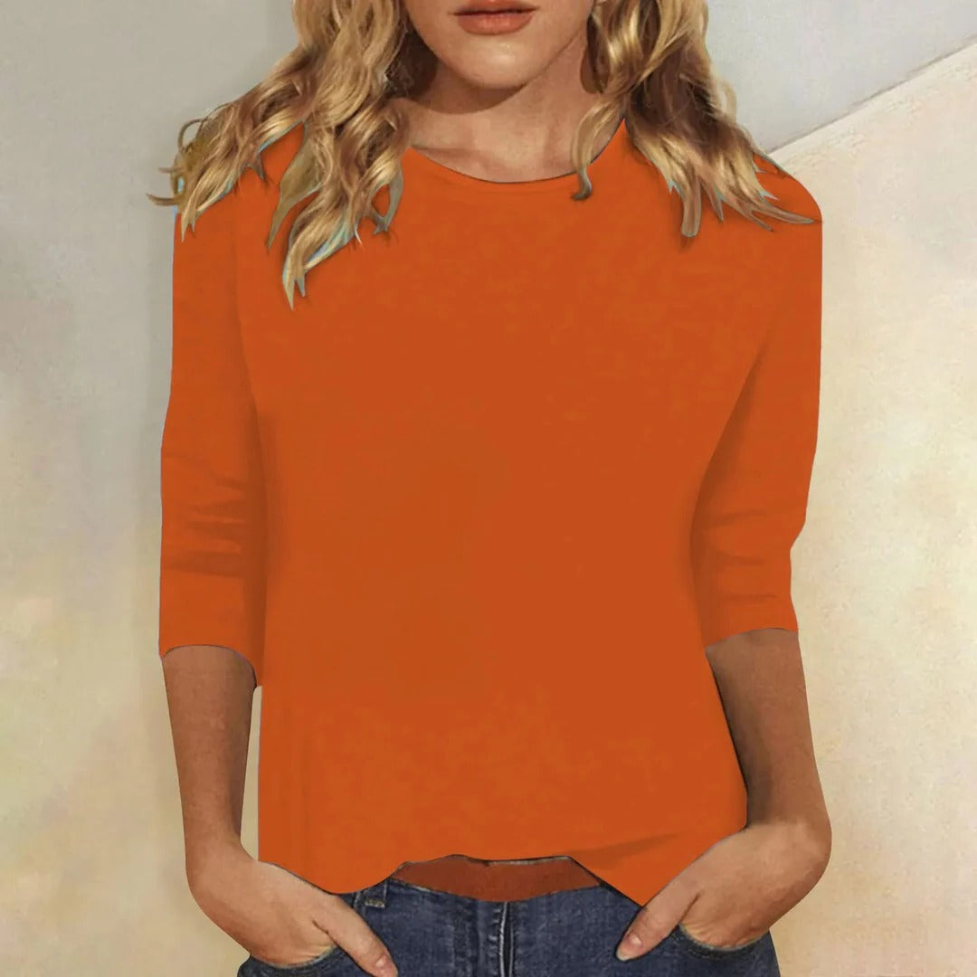T-shirt femme à manches 3/4
