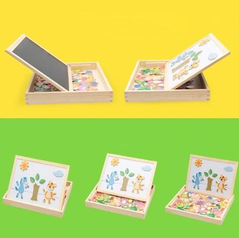 Tableau magnétique de dessin et de puzzles