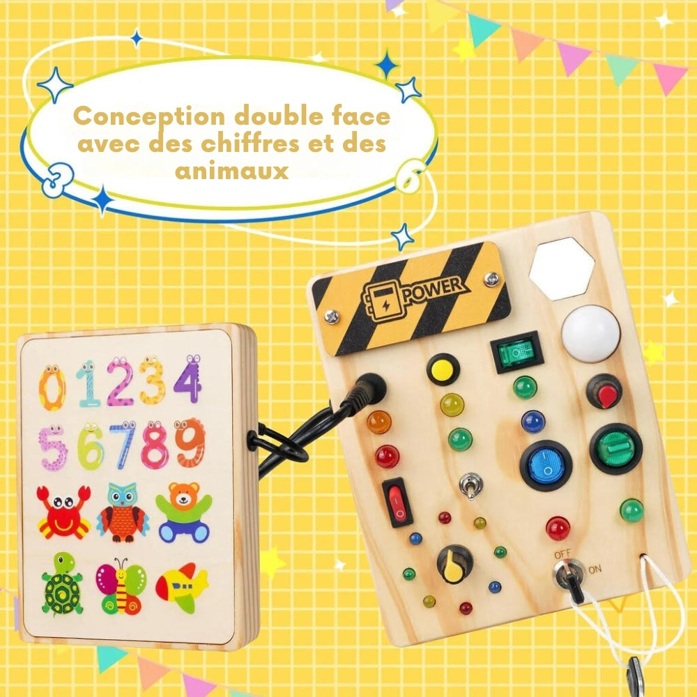 Tableau Montessori interactif pour tout-petits