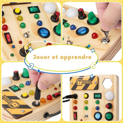 Tableau Montessori interactif pour tout-petits