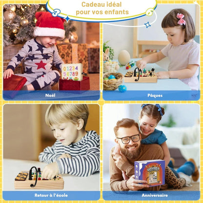 Tableau Montessori interactif pour tout-petits