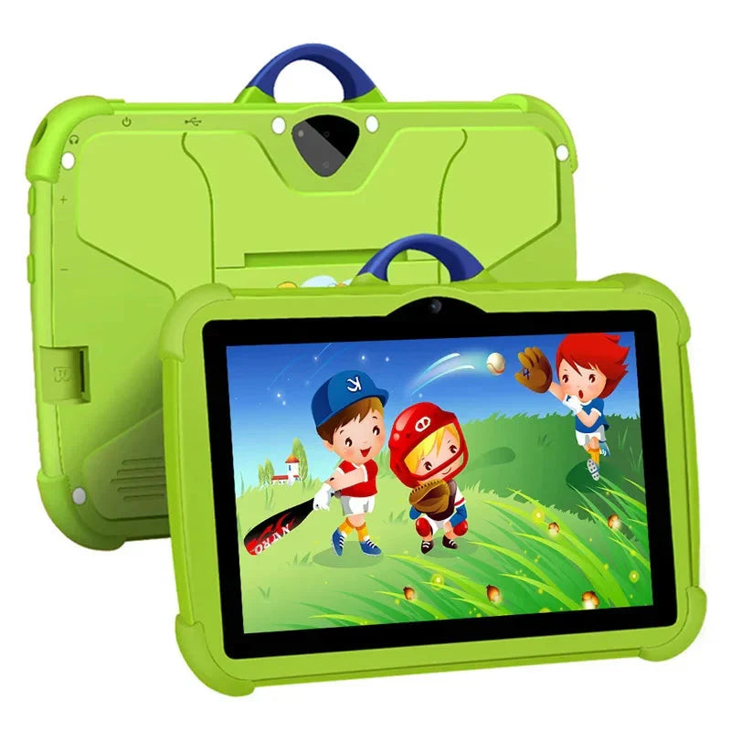 Tablette pour enfants 7 pouces | motif dessin animé | 64 Go de stockage