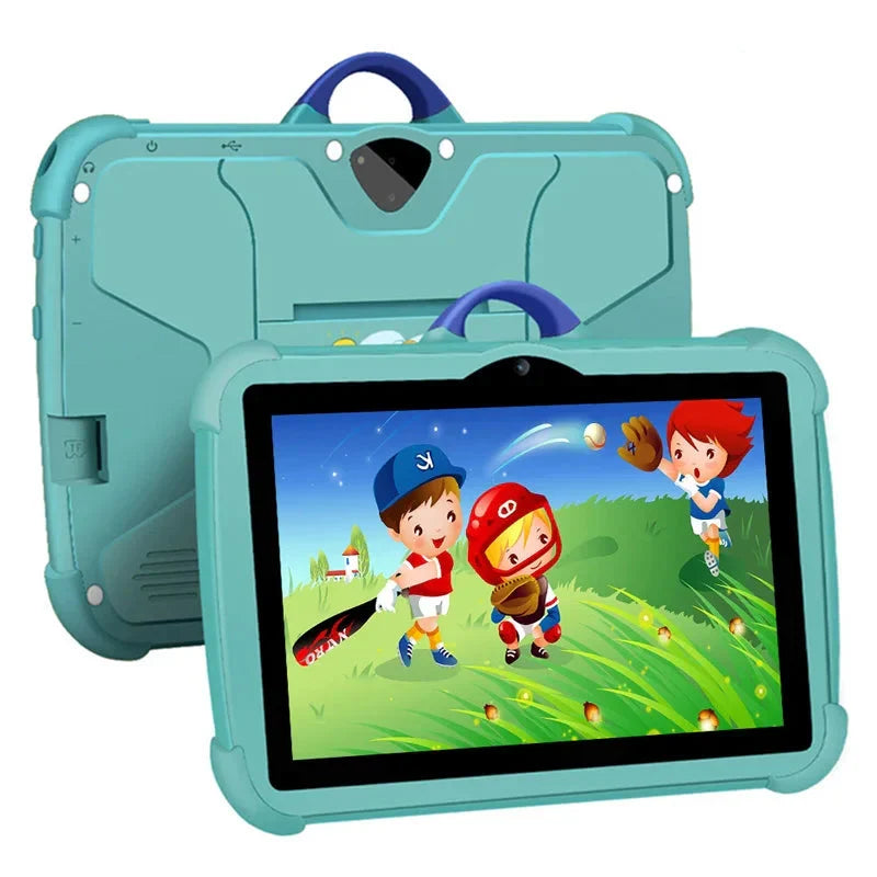 Tablette pour enfants 7 pouces | motif dessin animé | 64 Go de stockage