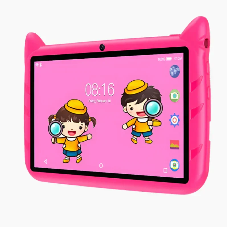 Tablette pour enfants 7 pouces - Wi‑Fi 5G - 4 Go de RAM - 64 Go de ROM