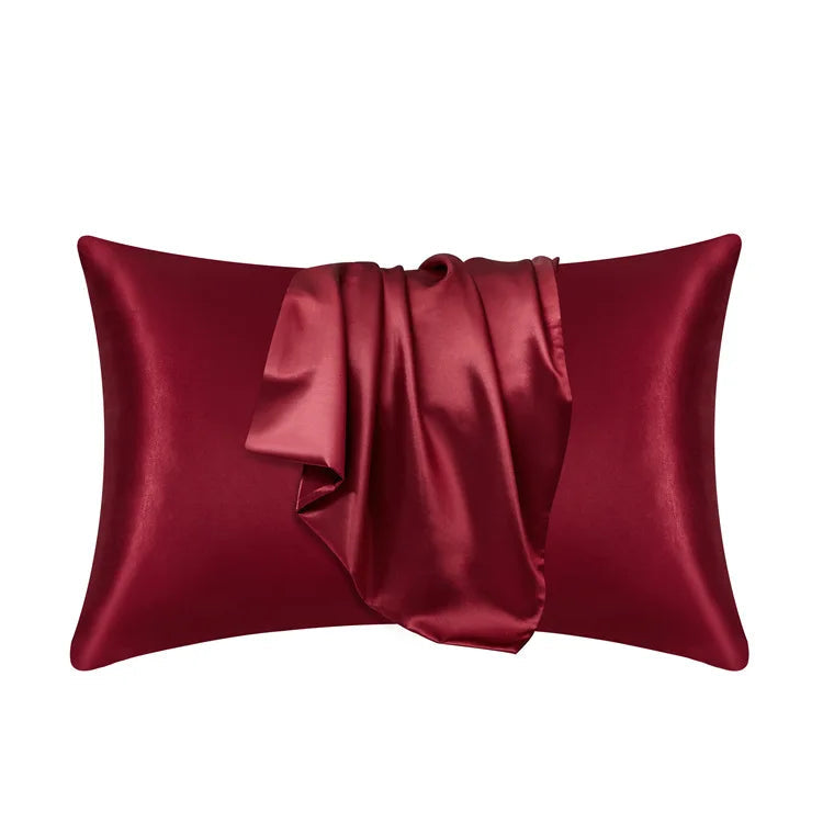 Taie d’oreiller 100 % soie de mûrier – tissu naturel et hypoallergénique qui prend soin de la peau et des cheveux, pour toute femme adepte du beauty sleep – idéale pour un repos stylé et une régénération luxueuse dans votre chambre