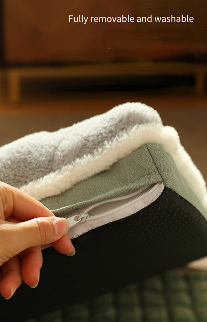 Tapis d’hiver de luxe pour chien - lit en peluche chaud pour chiens de petite et moyenne taille
