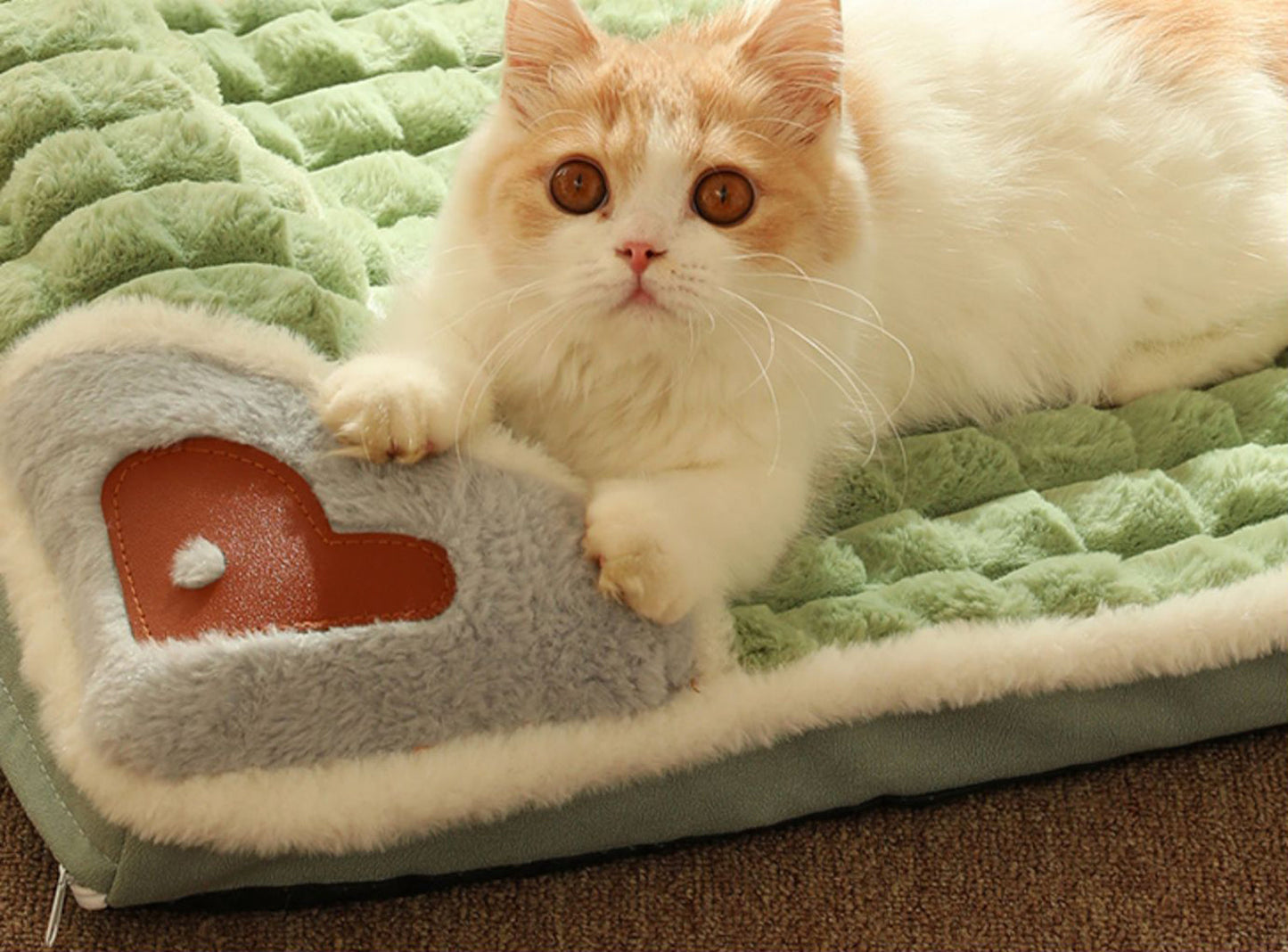 Tapis d’hiver de luxe pour chien - lit en peluche chaud pour chiens de petite et moyenne taille