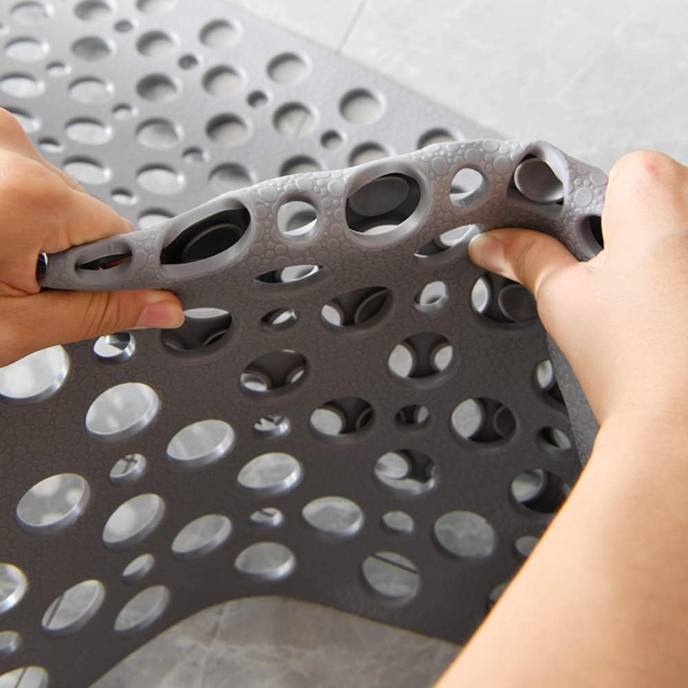 Tapis de baignoire antidérapant à ventouses