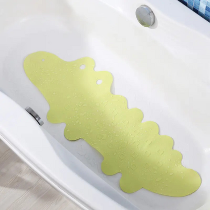 Tapis de bain antidérapant pour enfants crocodile - sûr et ludique