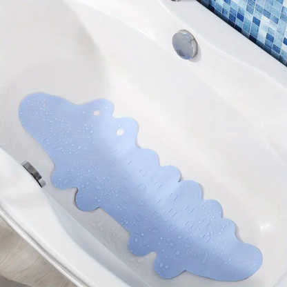 Tapis de bain antidérapant pour enfants crocodile - sûr et ludique