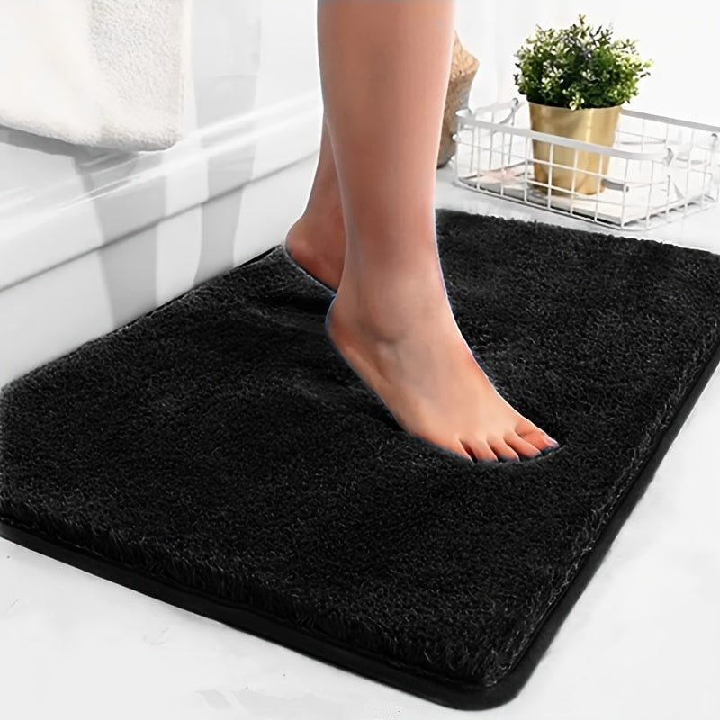 Tapis de bain doux et matelassé – confort luxueux avec dessous antidérapant