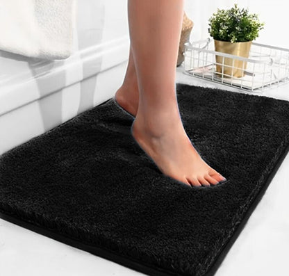 Tapis de bain doux et matelassé – confort luxueux avec dessous antidérapant