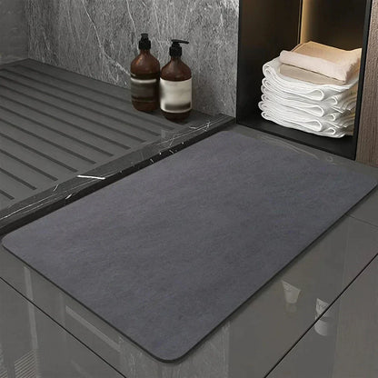 Tapis de bain en diatomite