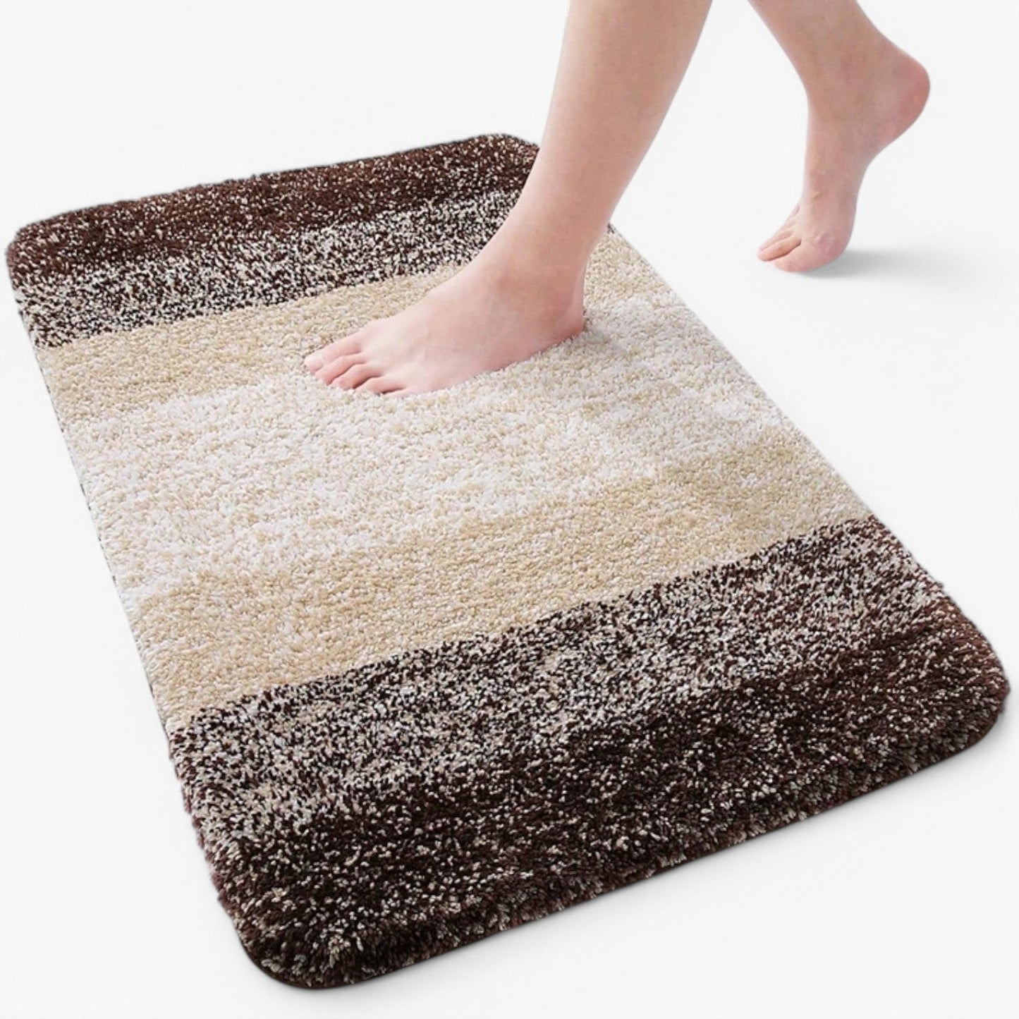 Tapis de bain super absorbant antidérapant – sécheresse instantanée et confort