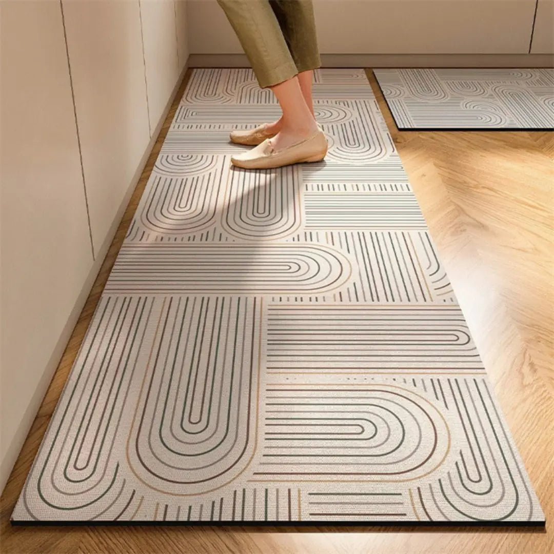 Tapis de cuisine antifatigue à surface absorbante et antidérapante