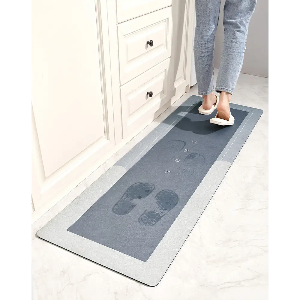 Tapis de cuisine confortable, imperméable et antidérapant en polymères absorbants