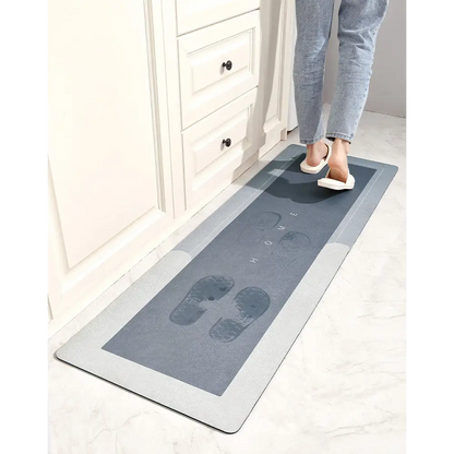 Tapis de cuisine confortable, imperméable et antidérapant en polymères absorbants