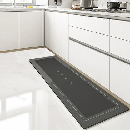 Tapis de cuisine confortable, imperméable et antidérapant en polymères absorbants