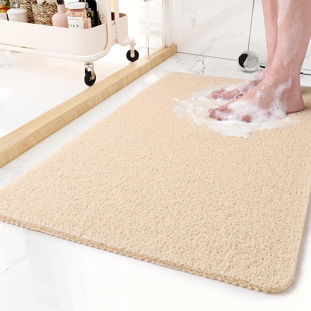 Tapis de douche sécurisant | antidérapant et doux pour les pieds