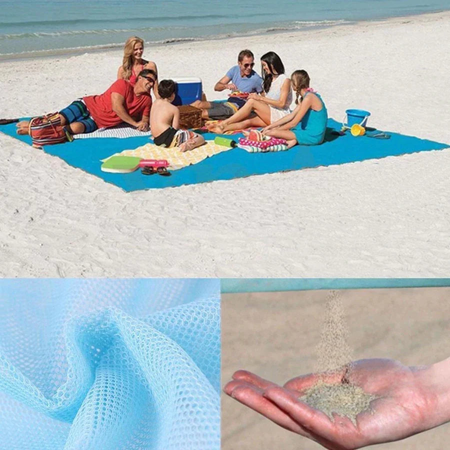 Tapis de plage anti-sable, léger et à séchage rapide