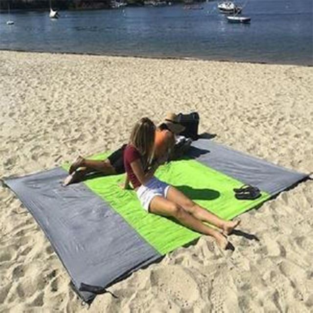 Tapis de plage anti-sable, léger et à séchage rapide