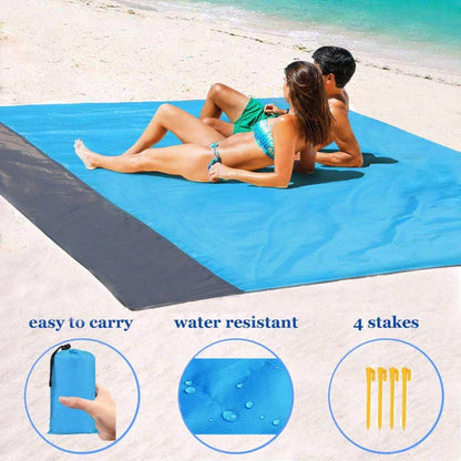 Tapis de plage anti-sable, léger et à séchage rapide