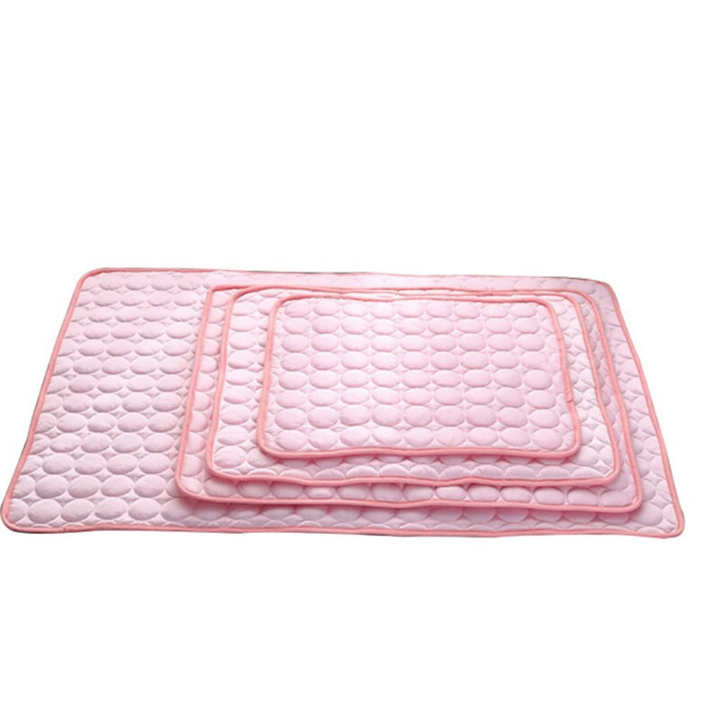 Tapis rafraîchissant en soie glacée pour animaux de compagnie (chien ou chat) pour l’été