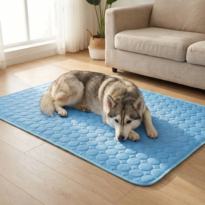 Tapis rafraîchissant matelassé pour animaux de compagnie