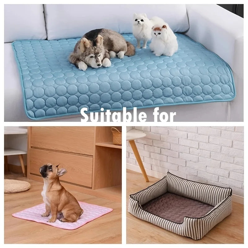 Tapis rafraîchissant pour chien très grand format | Couchage d’été pour petits et grands chiens | Couverture résistante pour chats et protection de canapé - Couverture réfrigérante