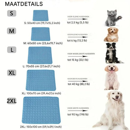 Tapis rafraîchissant pour chiens et chats