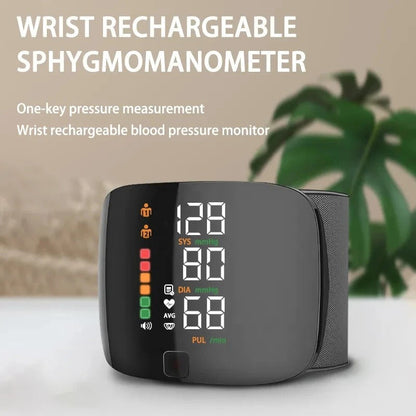 Tensiomètre intelligent au poignet, électronique portable avec alertes vocales