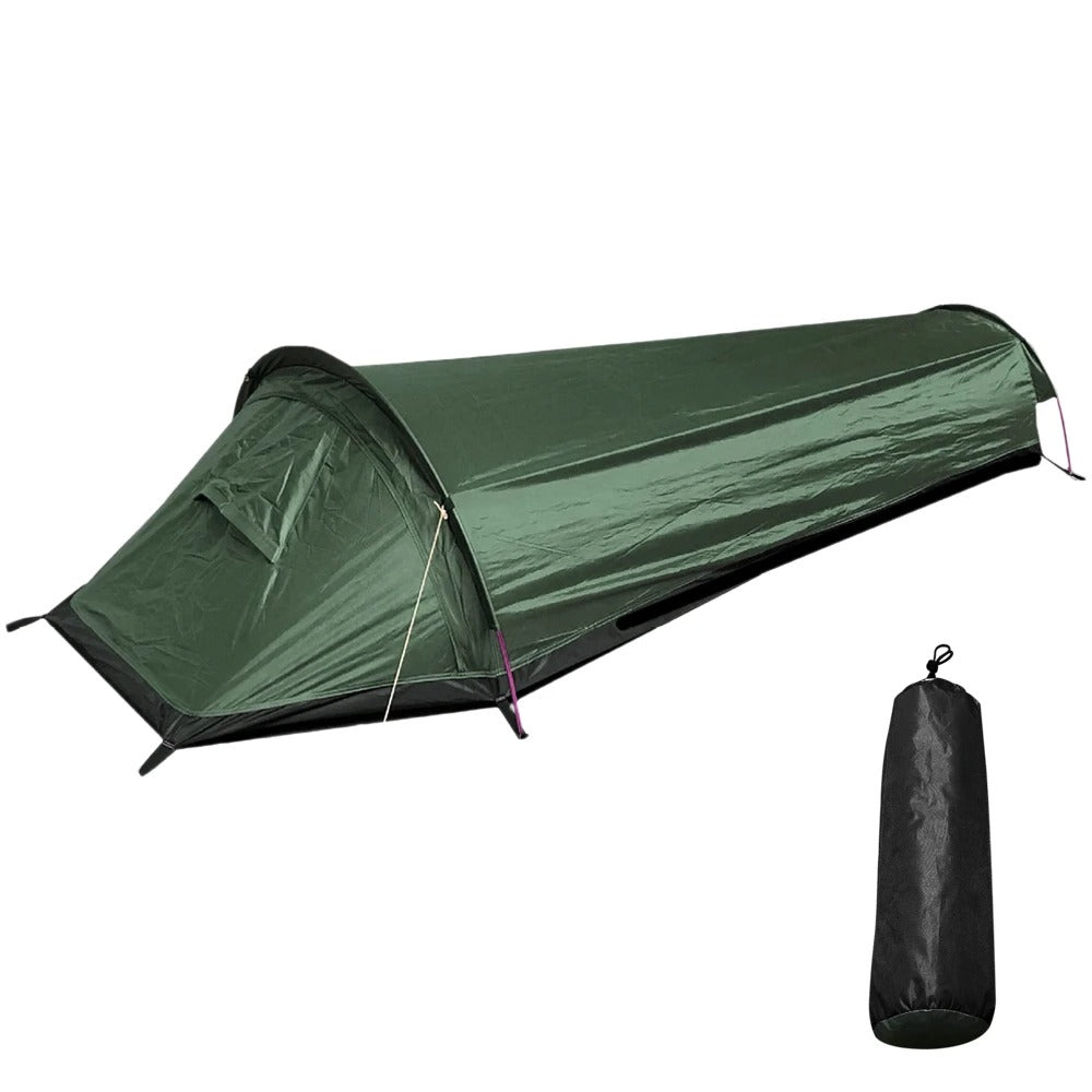 Tente compacte imperméable - ultralégère 1 personne pour l’aventure