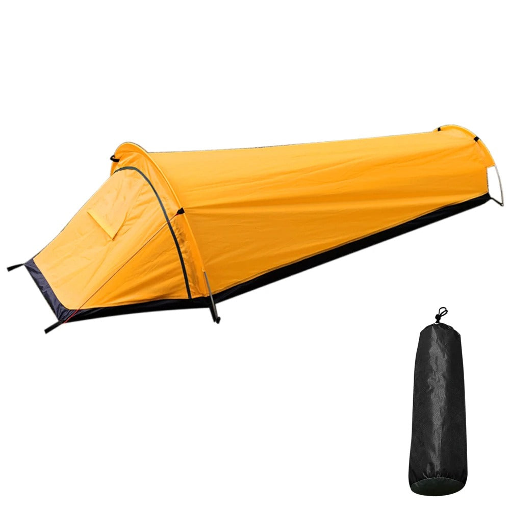 Tente compacte imperméable - ultralégère 1 personne pour l’aventure