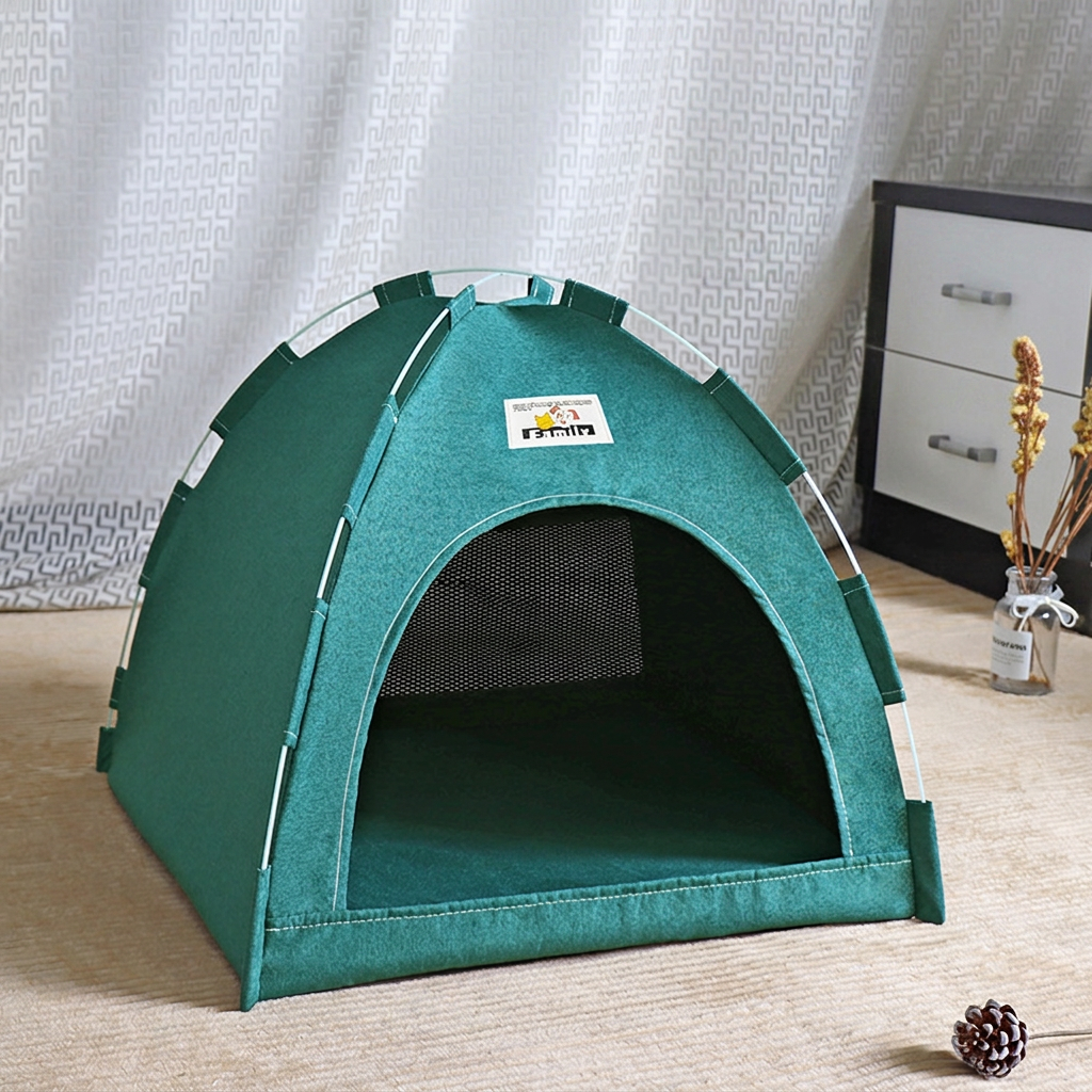Tente pour chat aérée – ombre et confort portables pour les journées chaudes