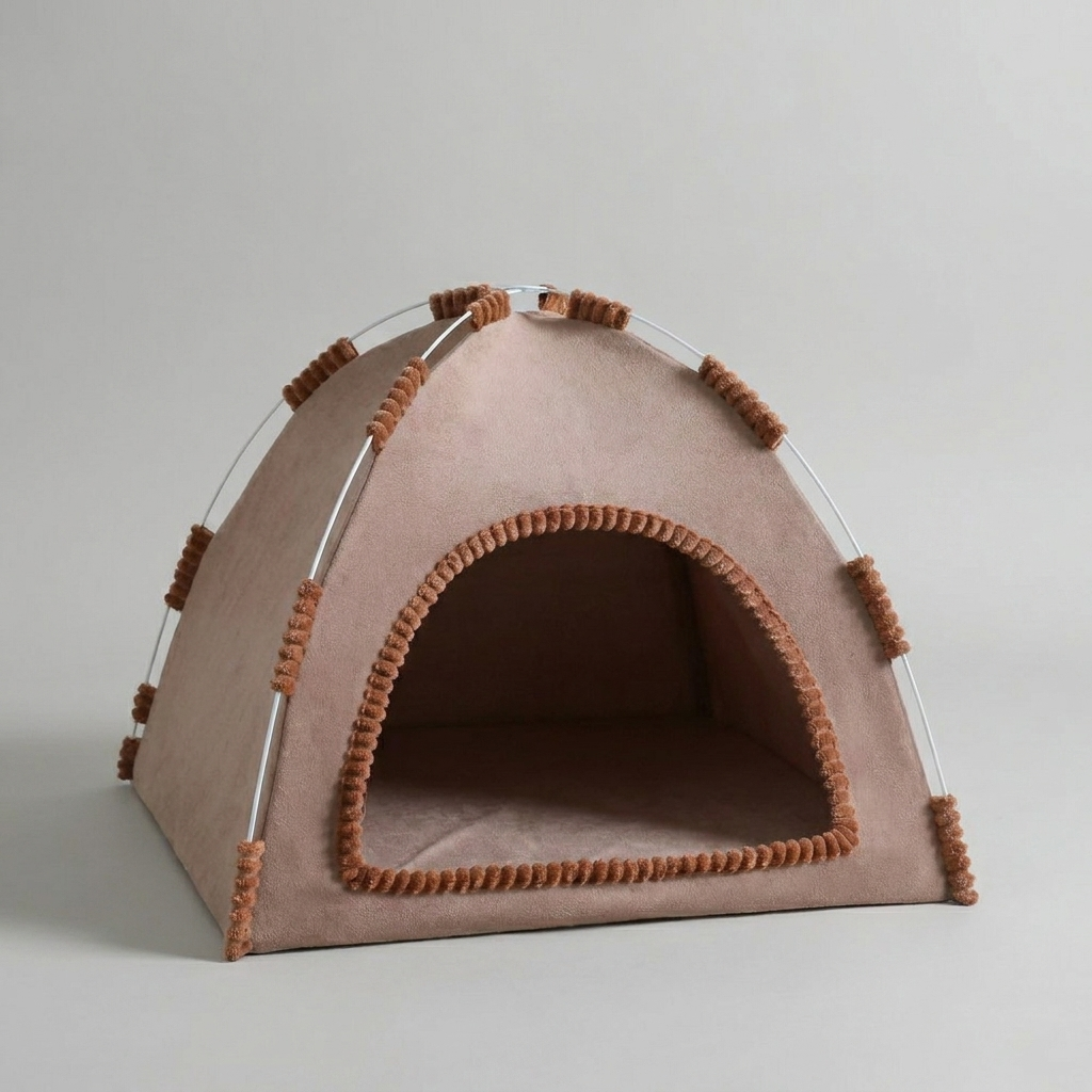 Tente pour chat aérée – ombre et confort portables pour les journées chaudes