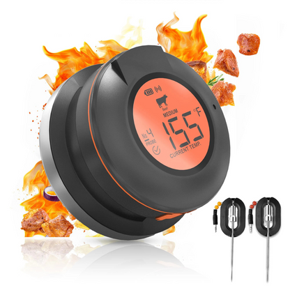 Thermomètre de température pour barbecue avec IA + application mobile gratuite