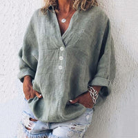 Top boutonné femme