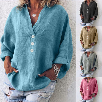 Top boutonné femme