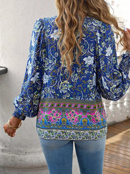 Top d'été fleuri élégant