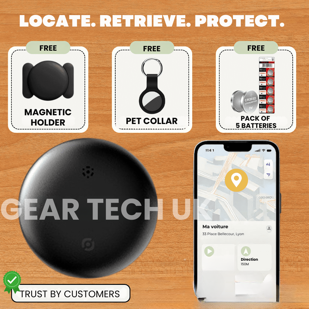 Traceur GPS pour moto | sans abonnement, compatible avec iOS pour un suivi de localisation en temps réel