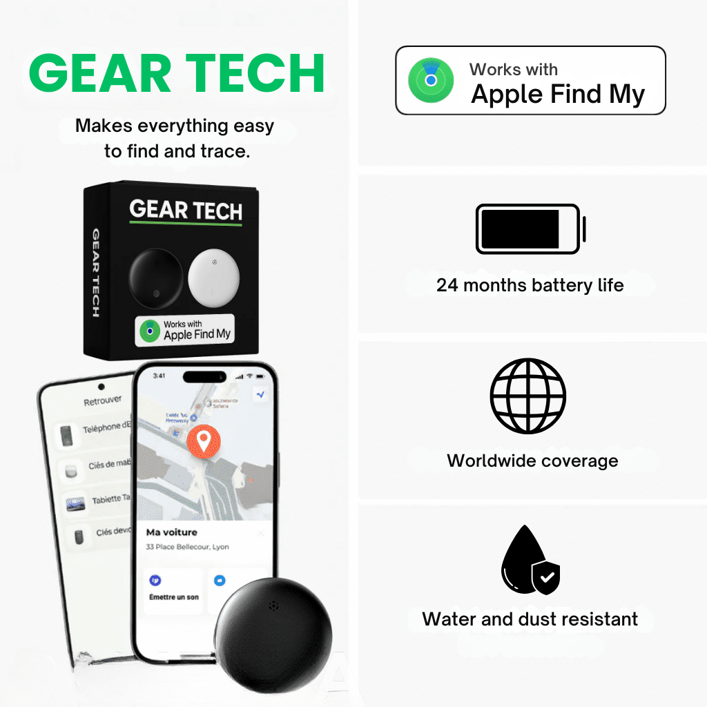 Traceur GPS pour moto | sans abonnement, compatible avec iOS pour un suivi de localisation en temps réel